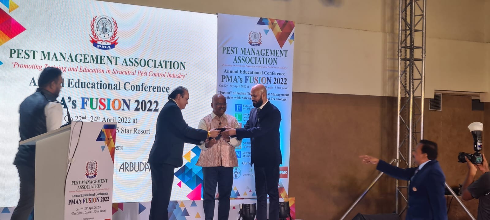 Photo by felicitation ceremony